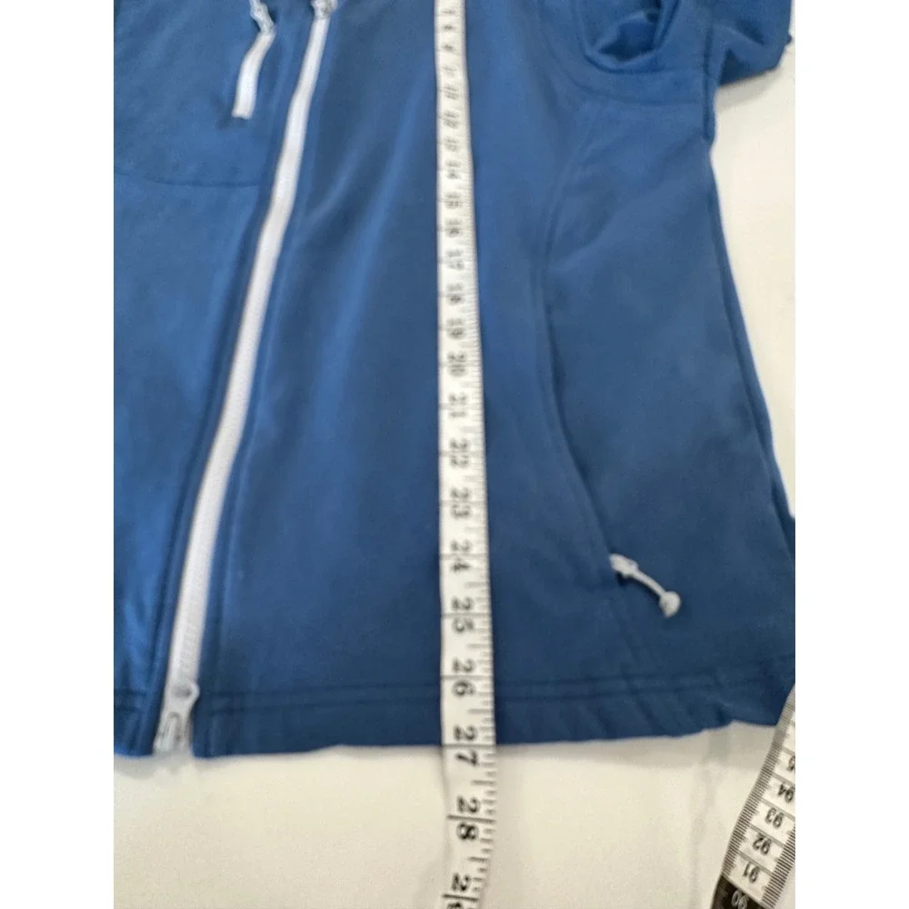 Johnnie-O Mens Blue Full Zip Performance Jacket Mock Neck Size Medium‎